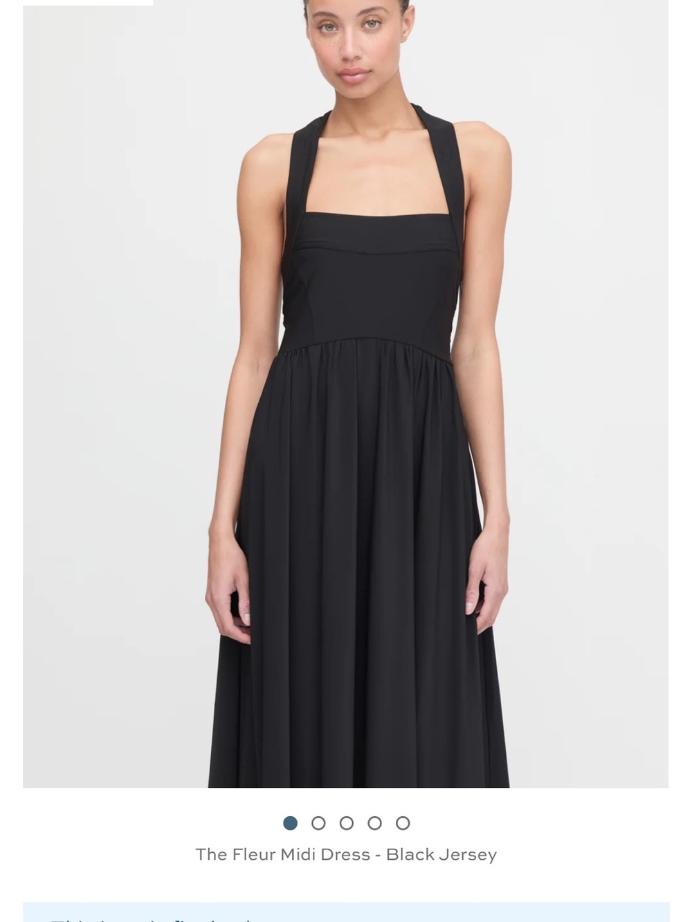 Hill House The Fleur Midi Dress - Picture 3 of 7